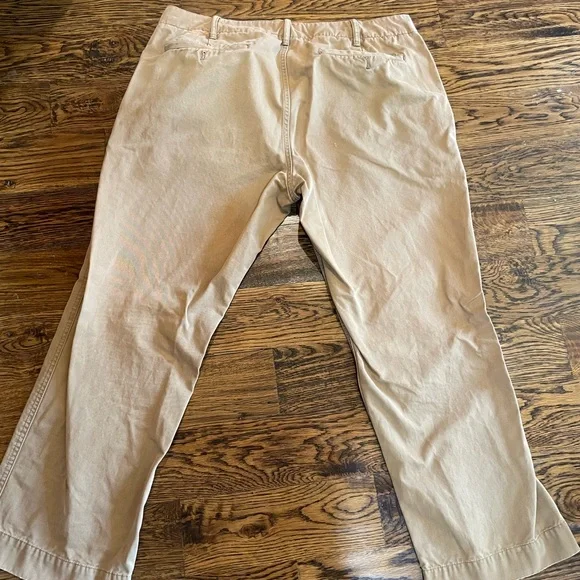 Gap dark tan khakis. Size 35 x 28. Standard fit. - Picture 2 of 4